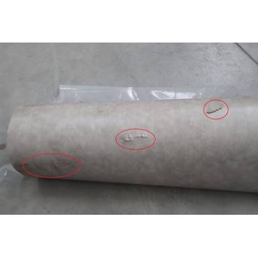 Rouleau 58.5m² de Sol Vinyle DECORAMA Logisol Papilio Largeur 3m Longueur 19.5m Gris - 155582