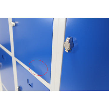 vestiaire portes bleus