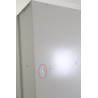 Vestiaire 12 Casiers Multicases L120xH180xP50cm Fermeture Moraillon Gris/Bleu - WK445-GB