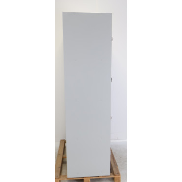 Vestiaire 12 Cases L120xH180xP50cm Fermeture Moraillon Gris/Bleu - WK445-GB