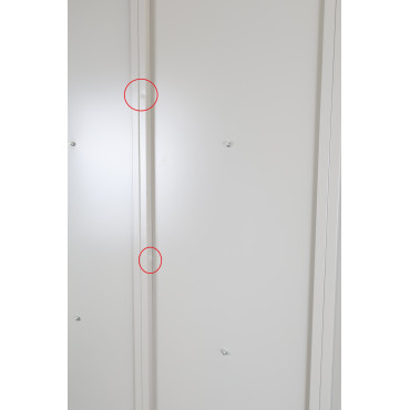 Vestiaire 12 Casiers L120xH180xP50cm Fermeture Moraillon - WK445-GB
