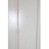 Vestiaire 12 Casiers L120xH180xP50cm Fermeture Moraillon - WK445-GB