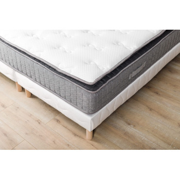 Matelas Ressorts Palermo avec Surmatelas Mousse Haute Densité Épaisseur 26cm - PAL160