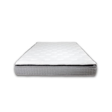 Matelas 160x200cm FRANCE LATEX Palermo avec Surmatelas Mousse Haute Densité Épaisseur 26cm - PAL160