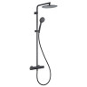 Colonne de Douche Thermostatique AQUANCE Kali Noir Mat - KALI36947