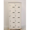 Boites aux Lettres LEABOX Collective Extérieur Ivoire Sans Pieds - 2x5