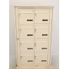Bloc 8 Boîtes aux Lettres LEABOX Collectives Extérieur Mural Beige - 2x4