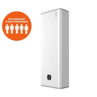 Chauffe-Eau Électrique Plat 80L ATLANTIC Linéo Connecté