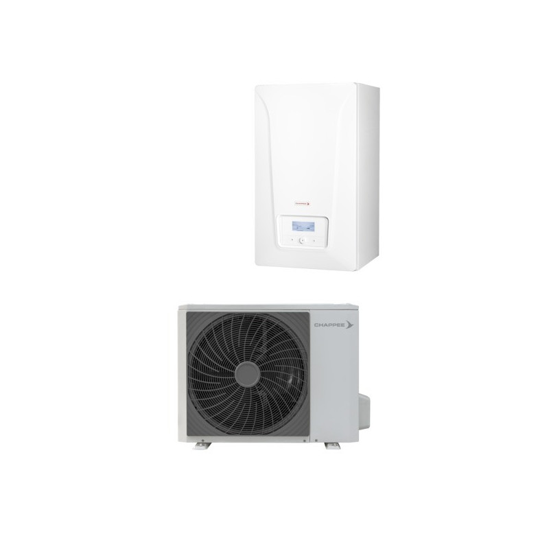 Ensemble de Pompe à Chaleur Air/Eau 12kW CHAPPEE Eria S Plus Bi-Bloc Monophasé