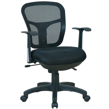 Chaise Fauteuil de Bureau MTI Ayala sur Roulettes avec Accoudoirs