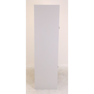 Vestiaire Biplace 4 Casiers Fermeture Moraillon Gris