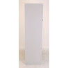 Vestiaire Biplace 4 Casiers Fermeture Moraillon Gris