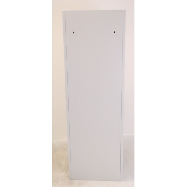 Vestiaire L60xH180xP50cm 4 portes Fermeture Moraillon Gris