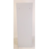 Vestiaire L60xH180xP50cm 4 portes Fermeture Moraillon Gris