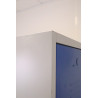 Vestiaire Biplace 4 Casiers L80xH180xP50cm Déclassé