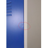 Vestiaire Biplace 4 Casiers L80xH180xP50cm Déclassé