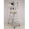 Plate-Forme Roulante GEEKO Geekomax5 5 Marches Hauteur de Travail 3.20m