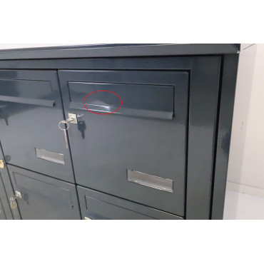 Bloc de 8 Boîtes aux Lettres LEABOX Collectives Extérieur Sans Pieds