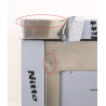 Meuble Bas Inox GOLDINOX 2 Portes Coulissantes sur Roulettes 1400x600x850mm - AR146
