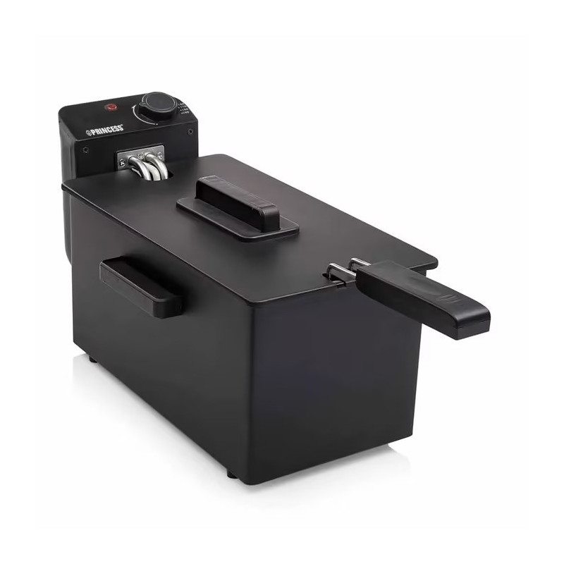 Friteuse 3L PRINCESS Semi-Professionnelle 2000W Noir - 182727 - NEUVE