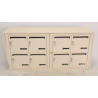 Bloc de 4x2 Boîtes aux Lettres LEABOX Collectives Intérieur Mural Beige