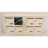 8 Boîtes aux Lettres Collectives Intérieur Mural Beige - 4x2
