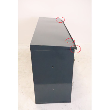 Bloc de 8 Boîtes aux Lettres Collectives Extérieur Gris Anthracite - 4x2