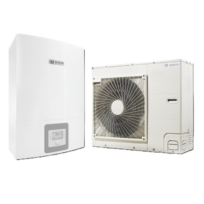 Ensemble de Pompe à Chaleur Air/Eau Réversible 10kW BOSCH Compress 3000 AWS Odu Split 8 AWES 8-15 - 8738206021-7736900375 - NEUF