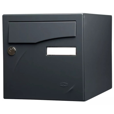 Boîte aux Lettres RENZ Préface 1 Porte Gris Anthracite - 231114