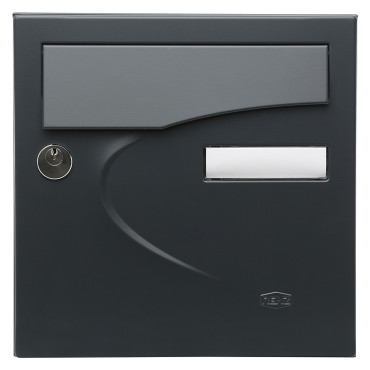 Boîte aux Lettres Extérieur RENZ 2 Portes Gris Anthracite - 231024