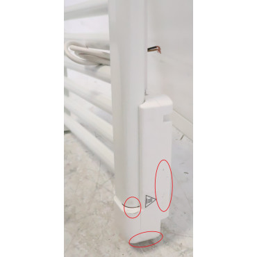 Sèche-Serviettes Électrique 500W INTUIS  Blanc - M172111 - NEUF Déclassé