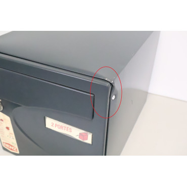 RENZ - Boîte aux Lettres Extérieur 2 Portes Gris Anthracite - 231024