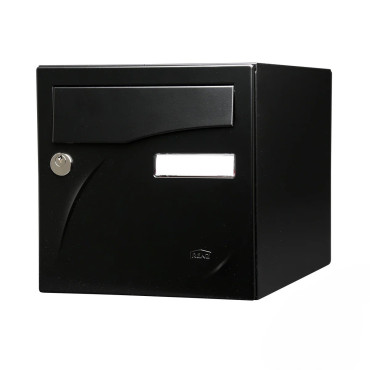 Boîte aux Lettres Extérieur RENZ 2 Portes Noire- 231127