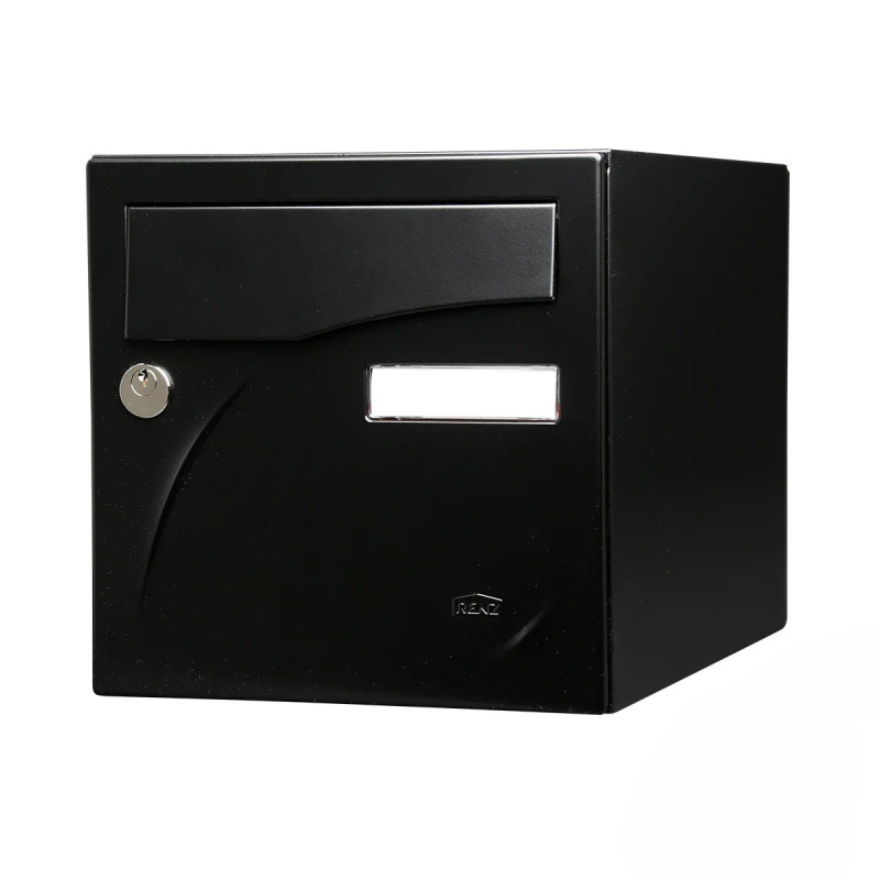 Boîte aux Lettres Extérieur RENZ 2 Portes Noire- 231127