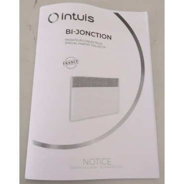 Radiateur Électrique Bi-Jonction 2000W H440xL900mm INTUIS Spécial