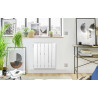 Radiateur Électrique à Inertie Fluide 1000W H583xL490mm NOIROT Optiflo Horizontal Blanc - N212113 - NEUF