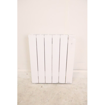Radiateur Électrique à Inertie Fluide 1000W H583xL490mm NOIROT Optiflo Horizontal Blanc