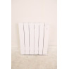 Radiateur Électrique à Inertie Fluide 1000W H583xL490mm NOIROT Optiflo Horizontal Blanc