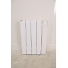 Radiateur Électrique à Inertie Fluide 500W H583xL410mm INTUIS Axino 3EO Horizontal Blanc