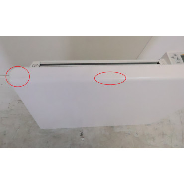 Radiateur Électrique à Inertie Céramique 1000W H612xL604mm NOIROT Kaolin Horizontal Blanc - DCN3423FDEC - NEUF