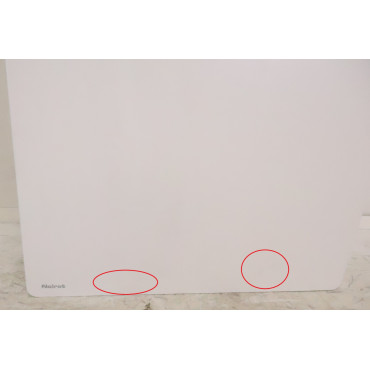 Radiateur Électrique à Inertie Céramique 1000W H612xL604mm NOIROT Kaolin Horizontal Blanc - DCN3423FDEC - NEUF Déclassé