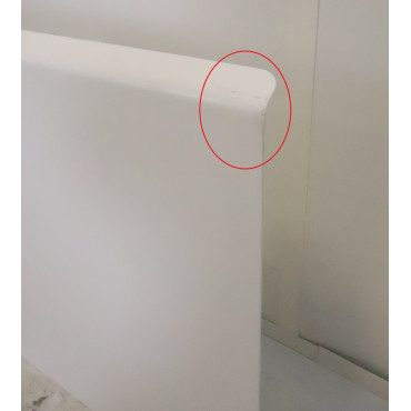 Radiateur Électrique à Inertie Céramique 1000W H612xL604mm NOIROT Kaolin Horizontal Blanc - DCN3423FDEC