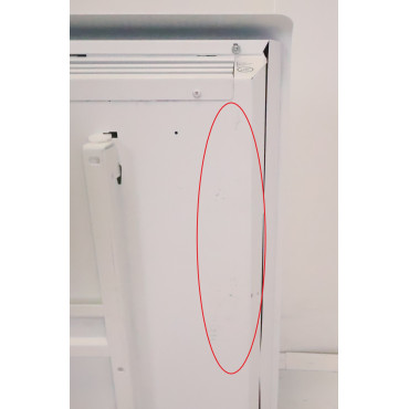 Radiateur Électrique à Inertie Céramique 1000W H612xL604mm NOIROT Kaolin Horizontal Blanc -