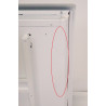 Radiateur Électrique à Inertie Céramique 1000W H612xL604mm NOIROT Kaolin Horizontal Blanc -