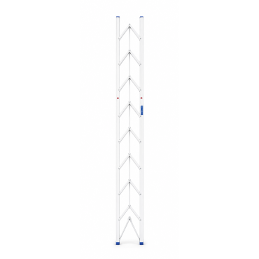 Échelle Pliable 9 Marches LARBALETIER Plistar 2500 Hauteur 2.50m Charge 150kg - 044214 -NEUVE Déclassée