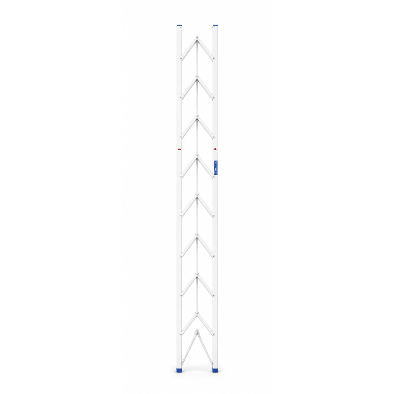 Échelle Pliable 9 Marches LARBALETIER Plistar 2500 Hauteur 2.50m Charge 150kg - 044214 -NEUVE Déclassée