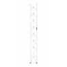 Échelle Pliable 9 Marches LARBALETIER Plistar 2500 Hauteur 2.50m Charge 150kg - 044214 -NEUVE Déclassée