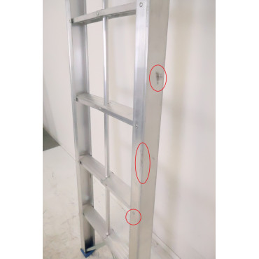 Échelle Pliable 9 Marches LARBALETIER Plistar 2500 Hauteur 2.50m Charge