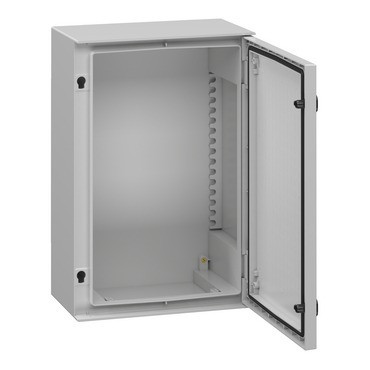 Armoire Électrique Murale Acier SCHNEIDER PanelSet PLM 1 Porte 647x436x250mm - NSYPLM64PG - NEUVE