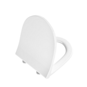 Abattant de Toilettes WC AQUANCE Belo II Slim avec Frein de Chute Thermodur Blanc Mat - BELO21084